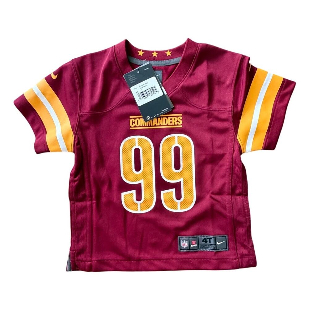 Nike Chase Young Washington Commanders Jersey Toddler 4T NWT #99